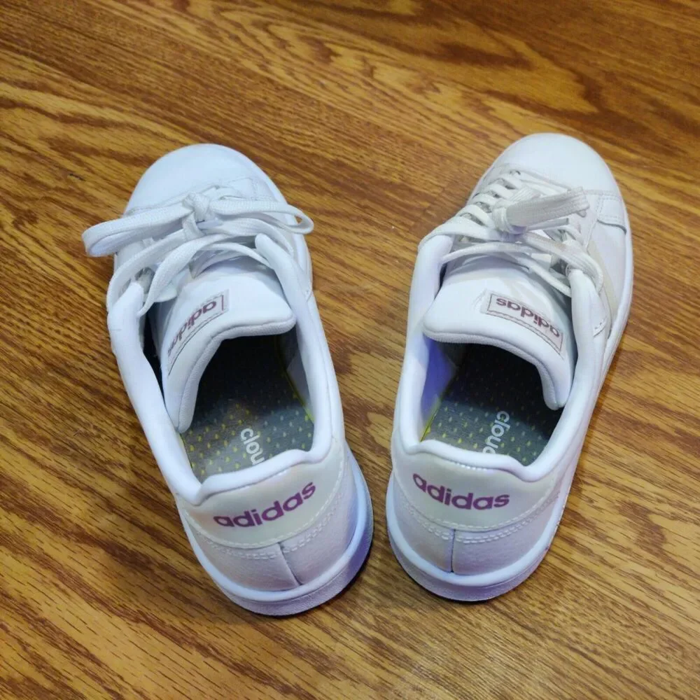 Adidas X Zoe Saldana Grand Court Women’s Sneakers ~ Very Nice Condition ~ SZ 6.5